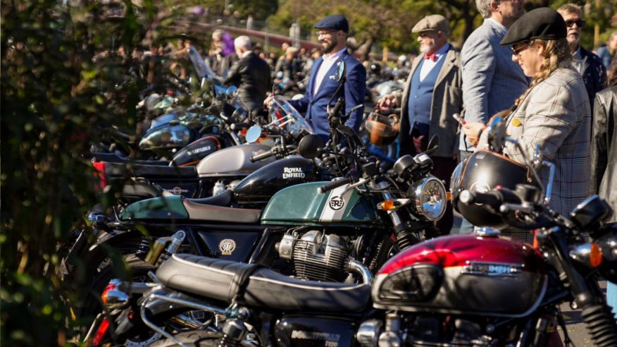 Miles de motos coparon la ciudad con el Distinguished Gentleman's Ride