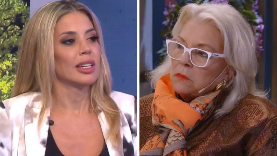 Virgina Gallardo y Elisa Carrió