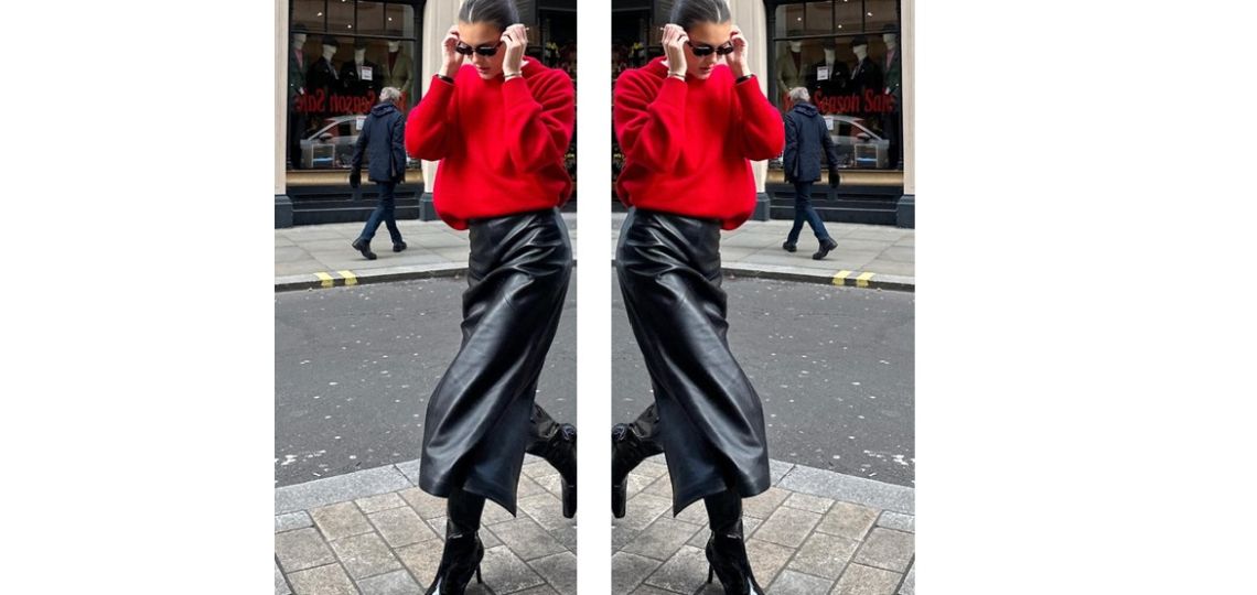 Por qué la combinación de rojo y negro es la favorita de las que más saben de moda este invierno 2025