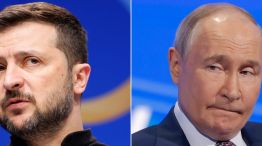 Volodymyr Zelensky y Vladímir Putin