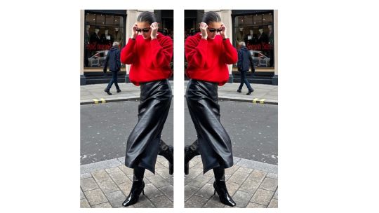 Por qué la combinación de rojo y negro es la favorita de las que más saben de moda este invierno 2025
