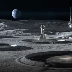 El proceso de construcción de plataformas de aterrizaje, hábitats y carreteras en la Luna probablemente se verá diferente al sitio de construcción común en la Tierra