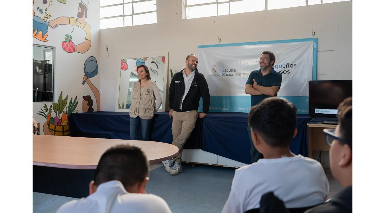 La Fundación Real Madrid junto a Pequeños Pasos