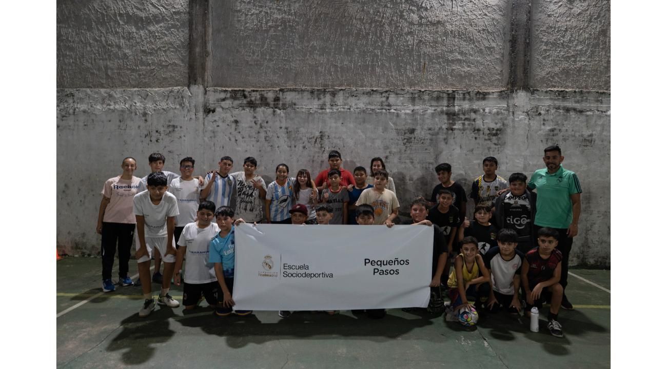 La Fundación Real Madrid junto a Pequeños Pasos