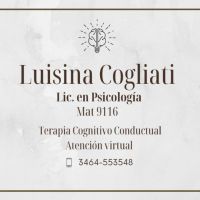 Psicóloga Luisina Cogliati: Compromiso y experiencia en salud mental
