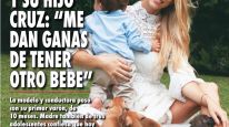 NICOLE NEUMANN Y SU HIJO CRUZ