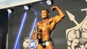 En plena competencia, murió el fisicoculturista Wanderson da Silva Moreira.