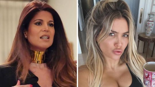Elba Marcovecchio y Wanda Nara