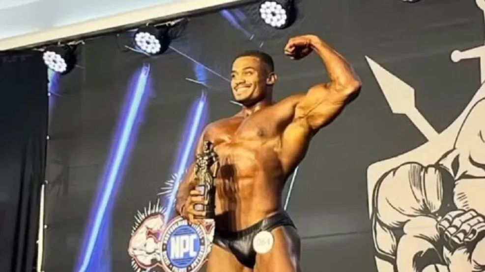 En plena competencia, murió el fisicoculturista Wanderson da Silva Moreira.