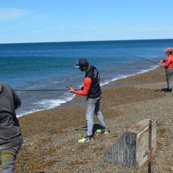 Martino capturó en solo siete minutos, 54 piezas, una cantidad asombrosa que se da por la experiencia y práctica. Son alrededor de tres tiros por minuto, lo que hace pensar en la posibilidad de sacar más de 300 ejemplares por hora. 
