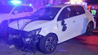 Vehículo destruido en la previa de Espanyol vs. Barcelona