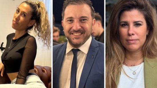 Luciana Elbusto, Diego Brancatelli y Cecilia Insinga
