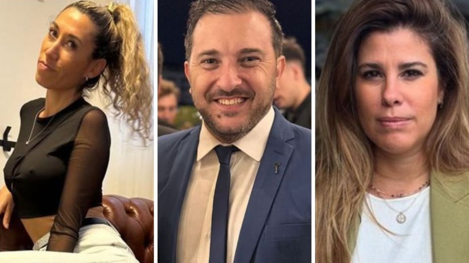 Luciana Elbusto, Diego Brancatelli y Cecilia Insinga