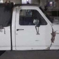 La pick up en la que circulaban los sospechosos quedó a disposición de la Justicia pampeana.