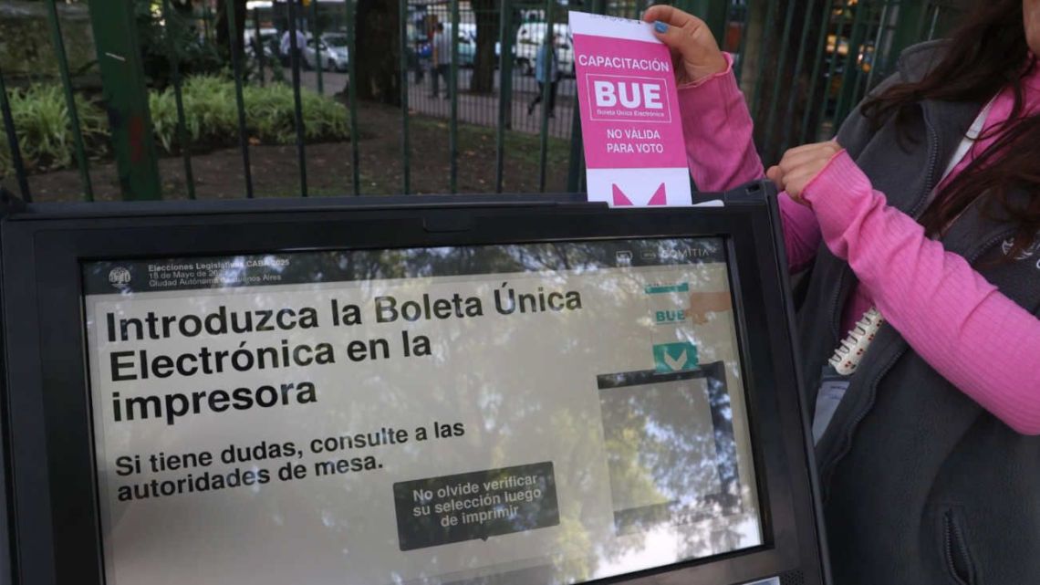Elecciones en CABA 2025: Boleta Única Electrónica.