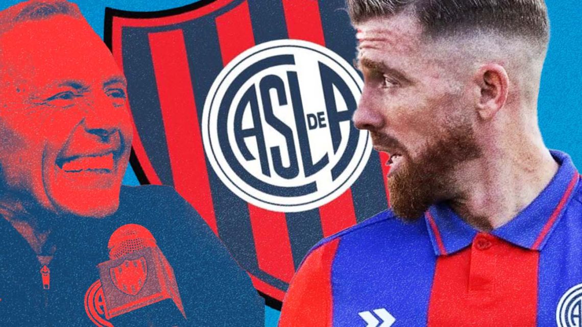 Iker Munian and San Lorenzo.