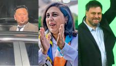 Alejandro Kim, Paula Olivetto y Leandro Santoro