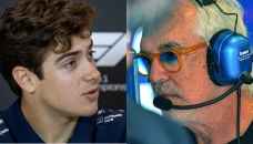 Franco Colapinto y Flavio Briatore
