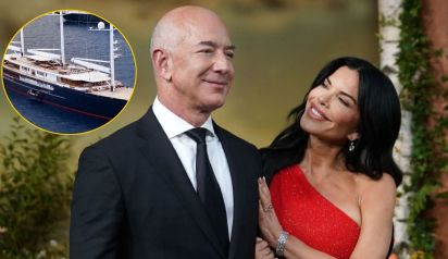 Jeff Bezos y Lauren Sánchez