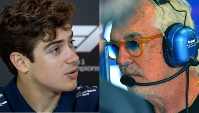 Franco Colapinto y Flavio Briatore