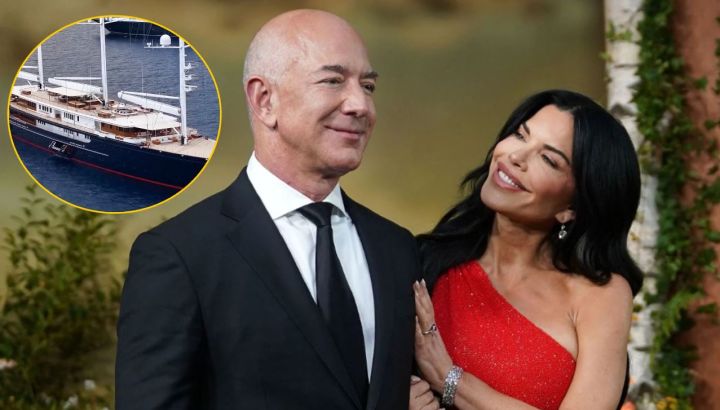 Cómo es "Koru", el impresionante yate en el que se casarán Jeff Bezos y Lauren Sánchez: el mayor velero del mundo
