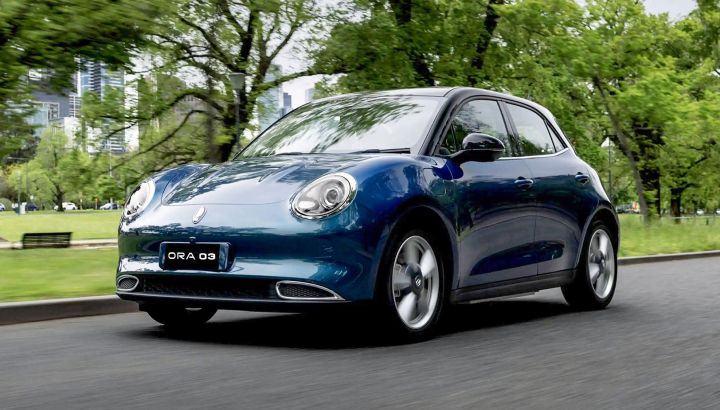 Ora 03, así es el singular auto eléctrico chino que ya se vende en la Argentina