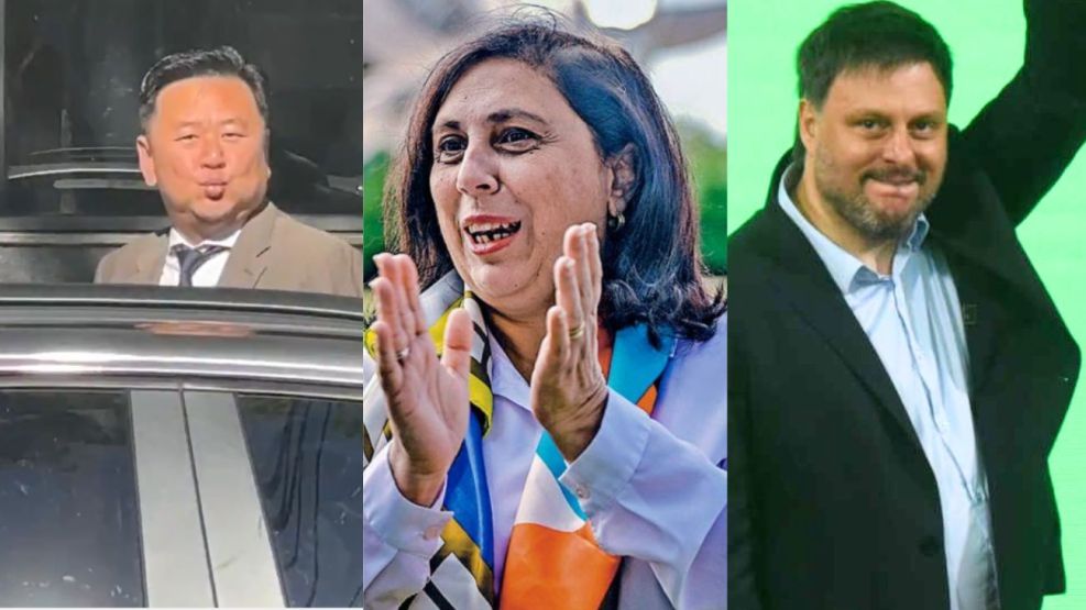 Alejandro Kim, Paula Olivetto y Leandro Santoro