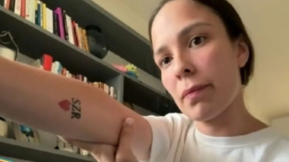 La joven argentina que denuncia estar secuestrada.