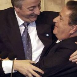 Duhalde y Kirchner | Foto:CEDOC