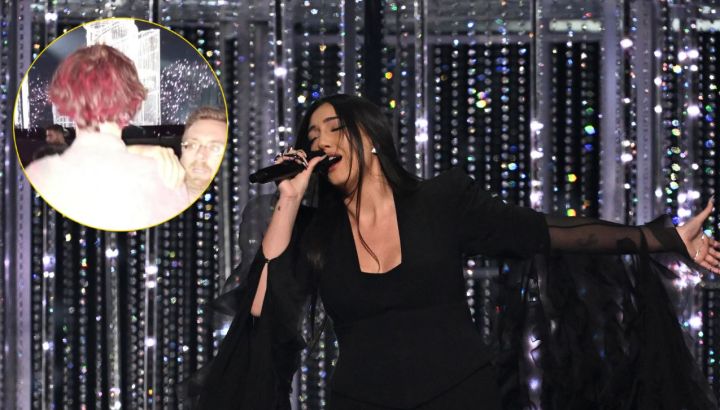 Una pareja de manifestantes intentó atacar a Yuval Raphael durante su actuación en la final de Eurovisión 2025