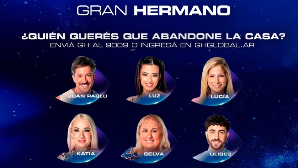 Los nominados para la gala de eliminación de Gran Hermano del lunes 19 de mayo
