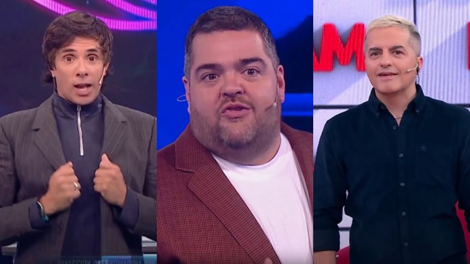 Robertito Funes Ugarte, Darío Barassi y Ángel de Brito