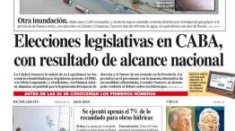 La tapa del Diario PERFIL del domingo 18 de mayo de 2025