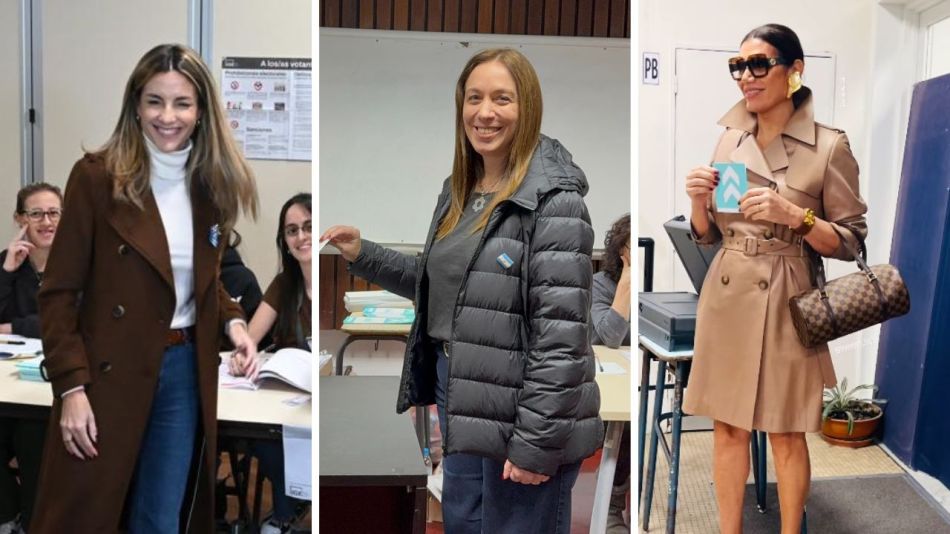 María Belén Ludueña, María Eugenia Vidal y Flor de la V
