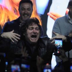 18052025 Elecciones CABA Búnker del LLA. | Foto:Sergio Piemonte