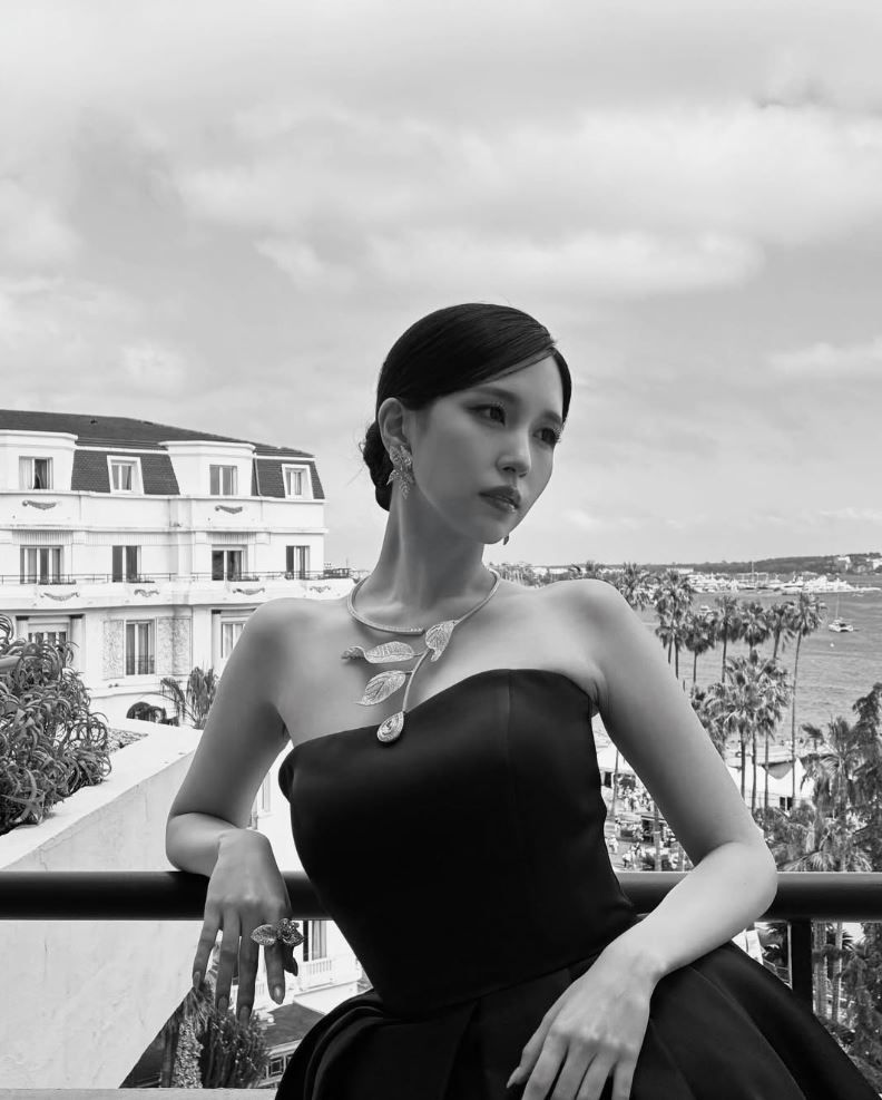 Mina en el Festival de Cannes por Boucheron