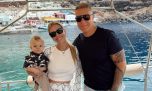 Las tiernas postales de Beltrán, el hijo de Alejandro Fantino y Coni Mosqueira, desde sus vacaciones en el Mediterráneo
