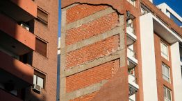Mampotería caída de un edificio