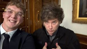 Javier Milei y Hayden Davis, el joven apuntado como el creador de $Libra