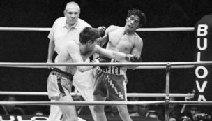 Nino Benvenuti y Carlos Monzón