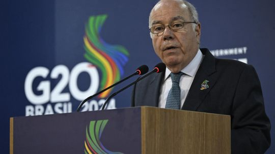 El canciller Brasil, Mauro Vieira