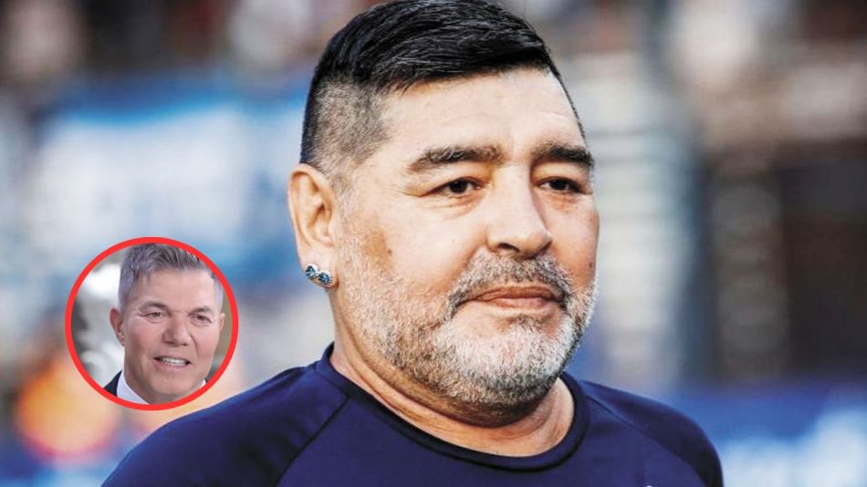 Diego Maradona y Fernando Burlando