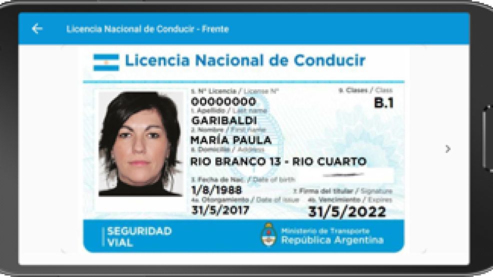 Ya funciona la licencia de conducir digital: todo lo que tenés que saber.