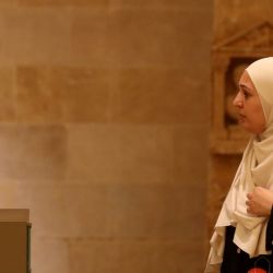 Una visitante observa una exposición en el Museo Nacional de Líbano, en Beirut, Líbano. | Foto:Xinhua/Bilal Jawich