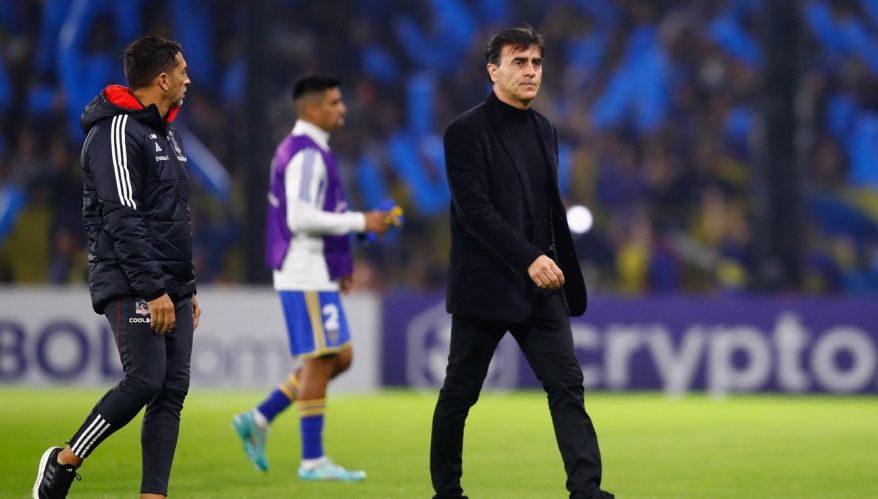 Gustavo Quinteros en la Bombonera