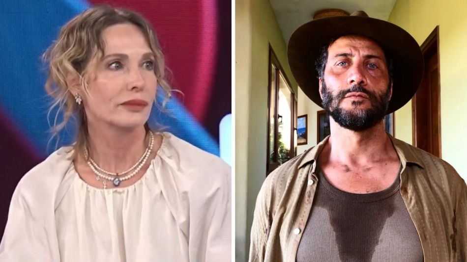 Gloria Carrá y Luciano Cáceres
