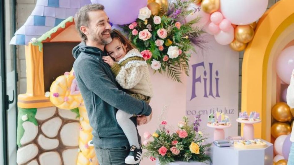 Pedro Alfonso y su hija Filipa