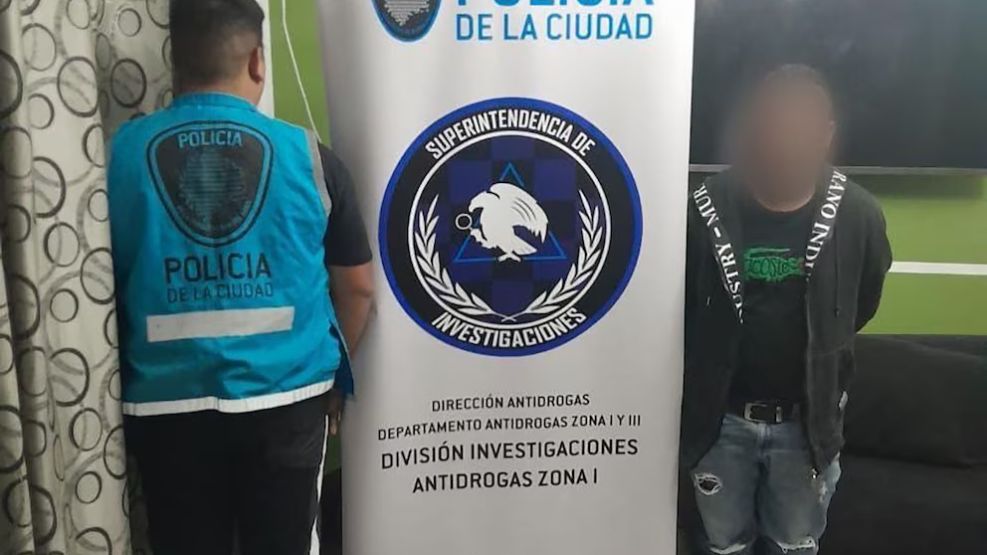 El narco peruano detenido.