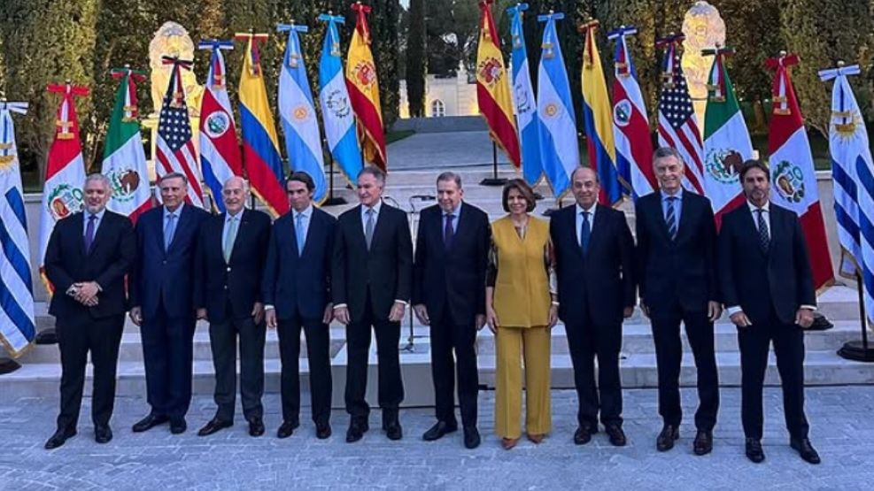 Mauricio Macri en Madrid