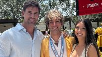 William Levy junto a sus hijos, Christopher y Kailey
